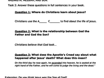 Lesson 10: Jesus' death and resurrection AQA Religious Studies GCSE Christianity