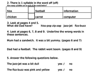 ORT - Stage 2 Floppy's Phonics