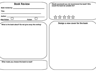 Simple Book Review Template