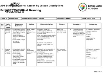 Technical Drawing - KS3 project (KS4 warm-up project)