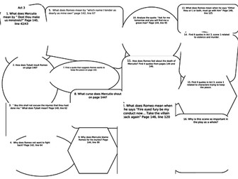 Romeo and Juliet- Question Banks