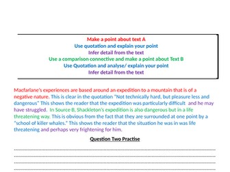 AQA English Language Paper 2- Walk Through Mock