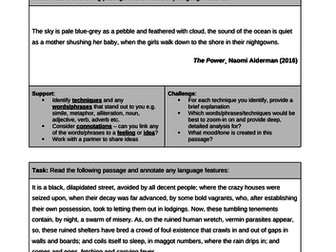 Language Analysis - Short Fiction Extracts (Vol. 1)