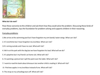 Early Years' Problem Solving  - How To Start