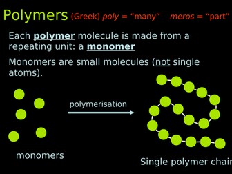 2019 GCSE AQA Chemistry unit 7: Organic Chemistry Natural Polymers