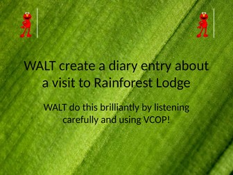 KS2 Rainforests Big Writing