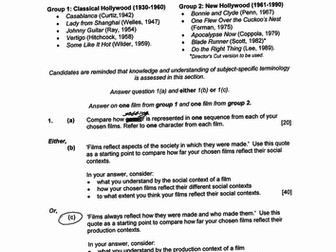 Blade Runner Vertigo Timed  Exemplar - New Film Studies WJEC Eduqas
