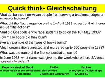 How did the Nazis consolidate their power