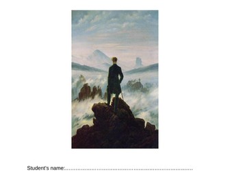 Eduqas Poetry Anthology Research project/homework on the Romantics