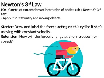 Newton's 3rd Law of Motion