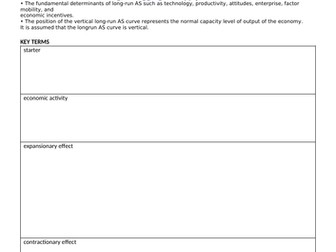 05 The AD/AS Model (part 2) AQA AS Economics (new spec) MACRO