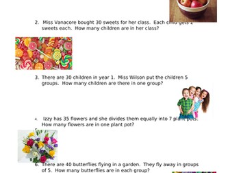 Division word problems