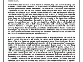 Essay 'Why Was The First Crusade A Success?'