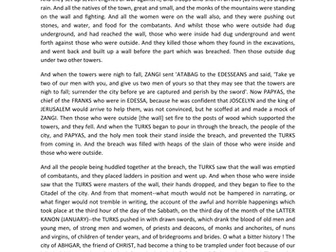 Lesson - The Fall of Edessa