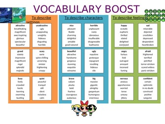 Vocabulary Boost mat