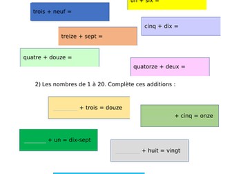 French numbers and numeracy
