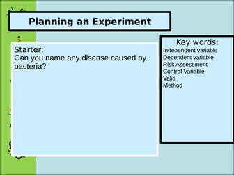 How Science works - Bacteria