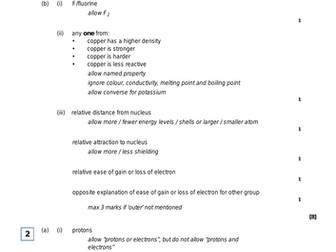 AQA GCSE chemistry revision (Atomic structure and bonding)