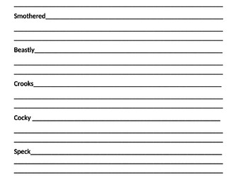 Fantastic Mr Fox by Roald Dahl Whole Class Guided Reading Sequence Activities