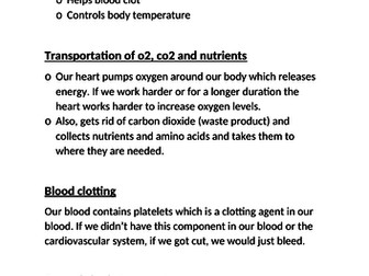 Edexcel GCSE PE CV system