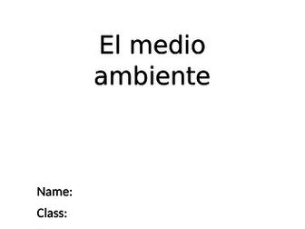 El medio ambiente