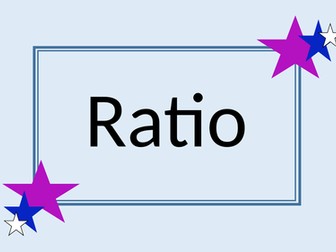 Ratio and Proportion Powerpoint