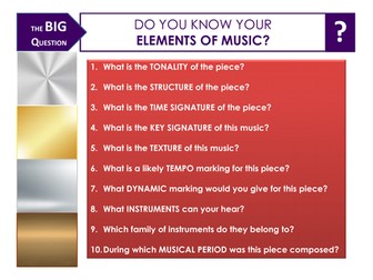 Generic Listening Questions