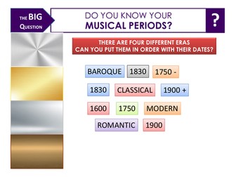 Musical Match-up Starters