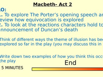 Macbeth Act 2 Scenes1-4