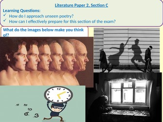Literature Paper 2, Section C prep