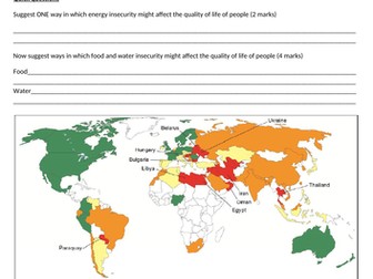 AQA GCSE Resource Management - Food Security
