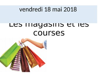 Lesson on shopping: Tricolore 4, p102