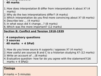 AQA History GCSE- Exam Paper Guide