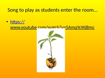 A entire year of collective worship/tutor activities