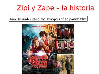 Zipi y Zape y el club de la canica film study KS3 Spanish