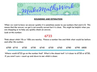 Introduction to estimation and rounding