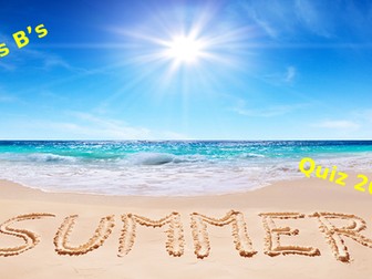 End of year  summer quiz 2018