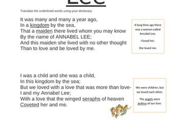 EAL resources for Gothic Literature