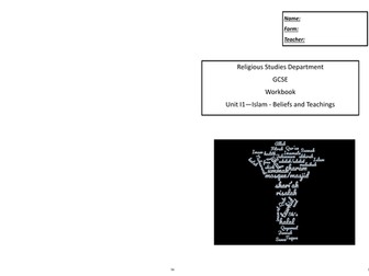Eduqas GCSE RS Component 3  - Islam Beliefs and Teachings Workbook