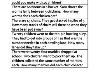 Word problems addition subtraction multiplication division