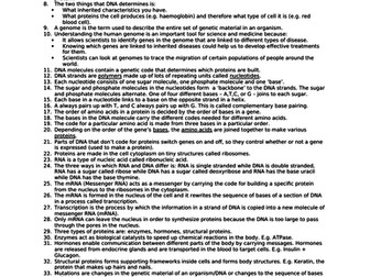 BIOLOGY PAPER 2 NEW AQA 9-1 GCSE ALL POSSIBLE QUESTIONS ...