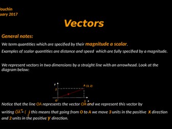 Introduction to vectors