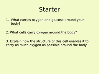 New AQA GCSE The Heart and Blood Vessels (2 lessons)