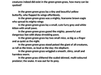 Literacy: Read, Question, Answer