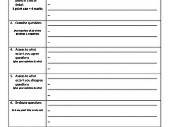 exam paper list outlines geography gcse 1-9 ocr A revision review ...