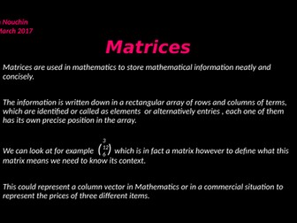 Matrices