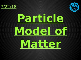 Particle Model of Matter AQA Trilogy