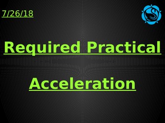 AQA Acceleration Required Practical