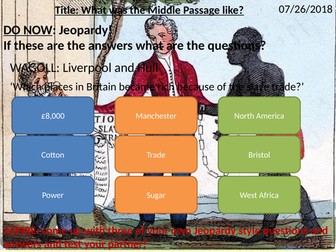 What was the Middle Passage?