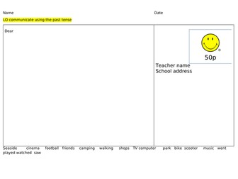Differentiated past tense activity for pre Entry Level to EL3
